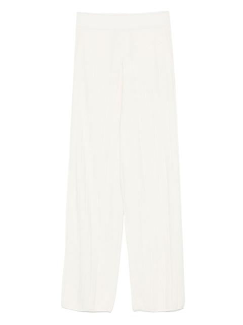 Max Mara ribbed knit trousers