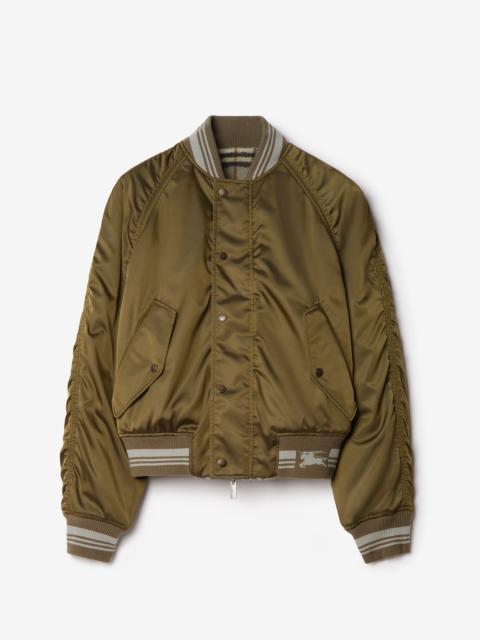 Burberry Reversible Nylon Bomber Jacket