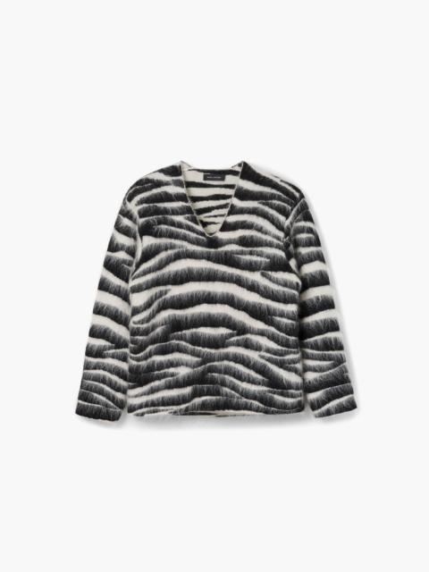 THE BRUSHED ZEBRA SWEATER