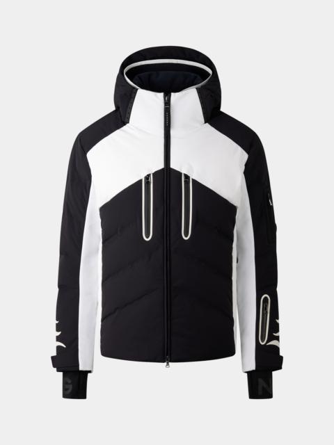 BOGNER Jessy Down ski jacket in Black/White