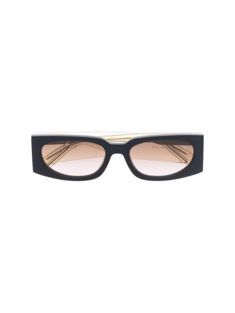 GCDS rectangular frame sunglasses