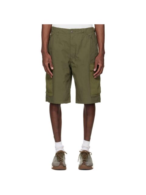 Nanamica Khaki Ripstop Cargo Shorts