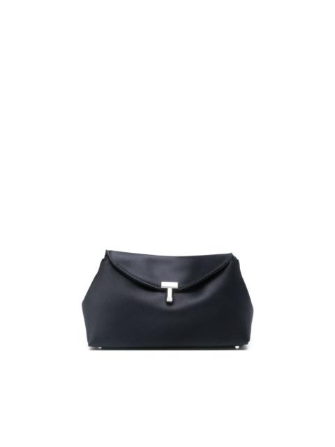 TOTEME satin T-lock clutch