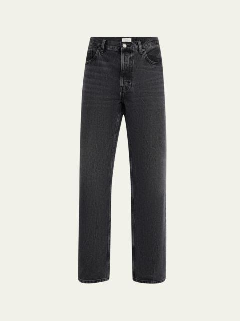 Men's Washed Denim Relaxed Jeans