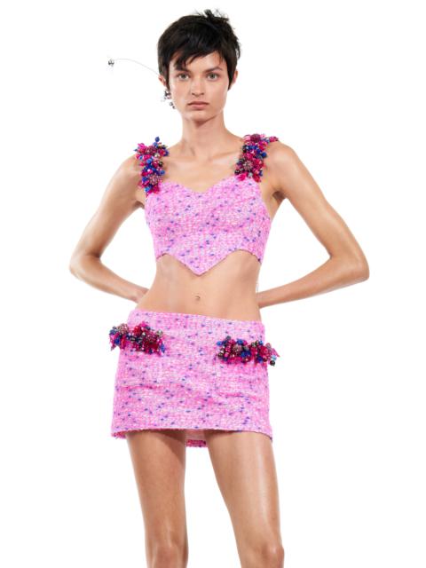AREA CRYSTAL GRAPE HEART TOP