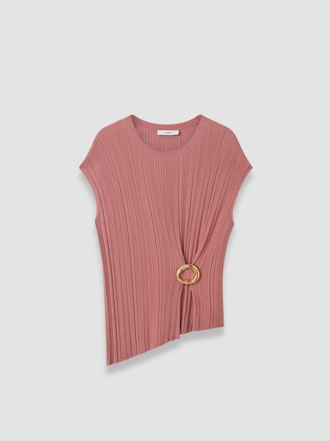JOSEPH Kenit Knit Plissé Top