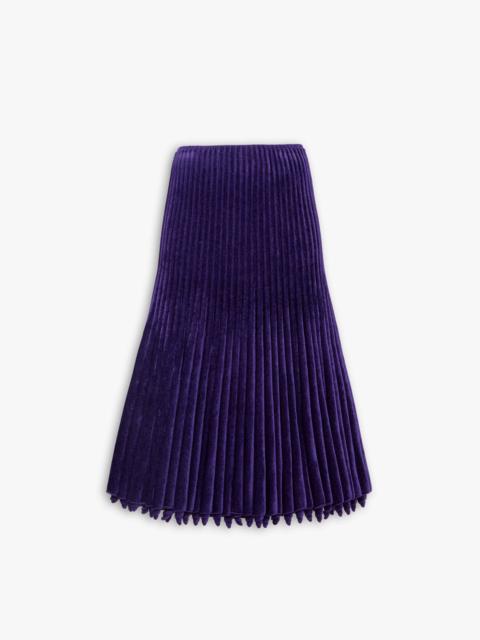 Alaïa VELVET KNIT SKIRT
