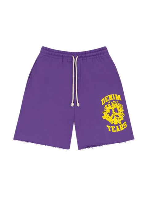 DENIM TEARS Denim Tears Denim University Sweat Shorts Purple