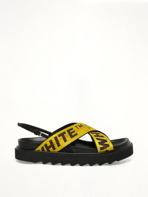 Off-White Industrial Belt Sandal in Black