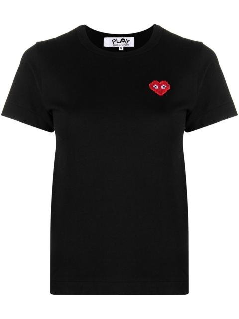 Comme des Garçons PLAY logo-patch cotton T-shirt