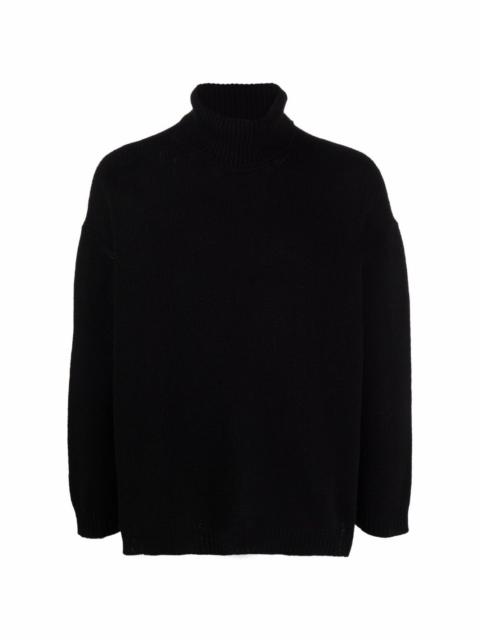 cashmere rollneck jumper