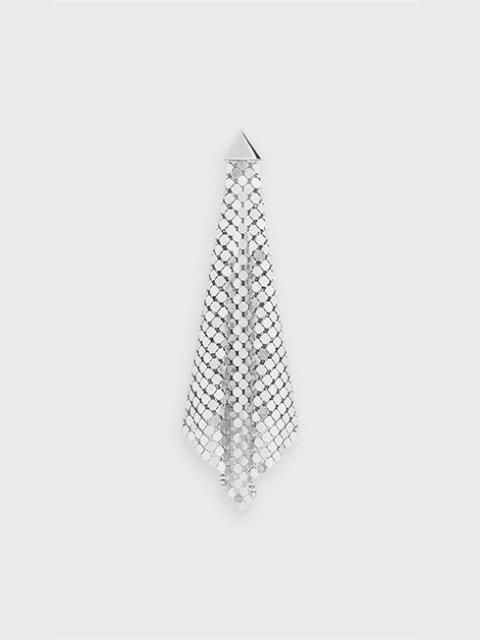 Paco Rabanne SILVER CHAINMAIL EARRINGS