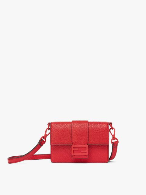 FENDI Red leather bag