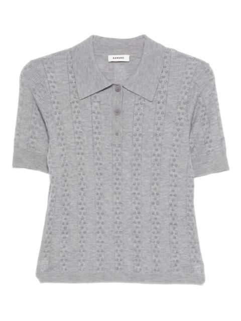 Sandro short-sleeves polo top