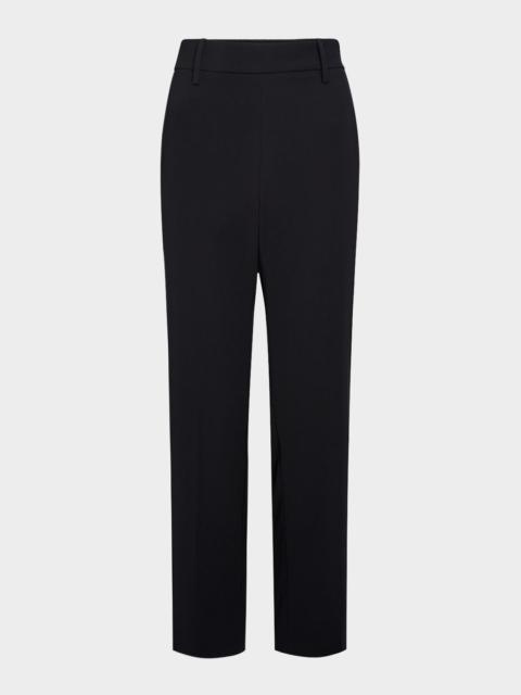 Vince Mid-Rise Tapered Pull-On Pants