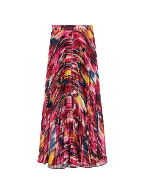 Dulce graphic-print A-line skirt
