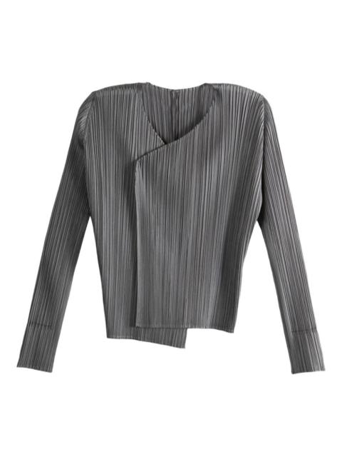 Pleats Please Issey Miyake pleated jacket