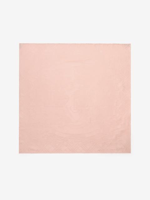 Burberry Floral Crest Silk Scarf