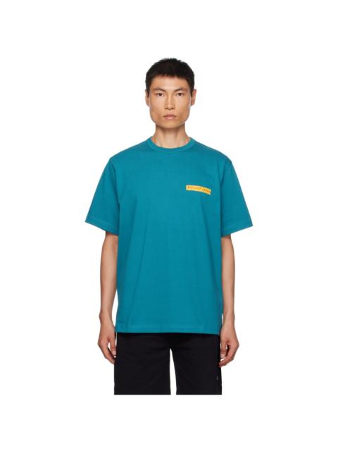 Helmut Lang Blue Printed T-Shirt