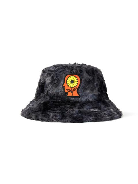 BRAIN DEAD Reversible Sunflower Bucket Hat - Charcoal