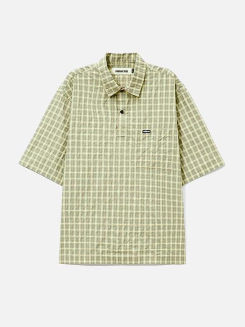 Metalwood Studio OVERSIZED SNAP TOP POLO