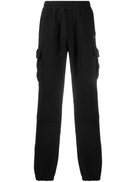 Off-White logo print cargo track pants