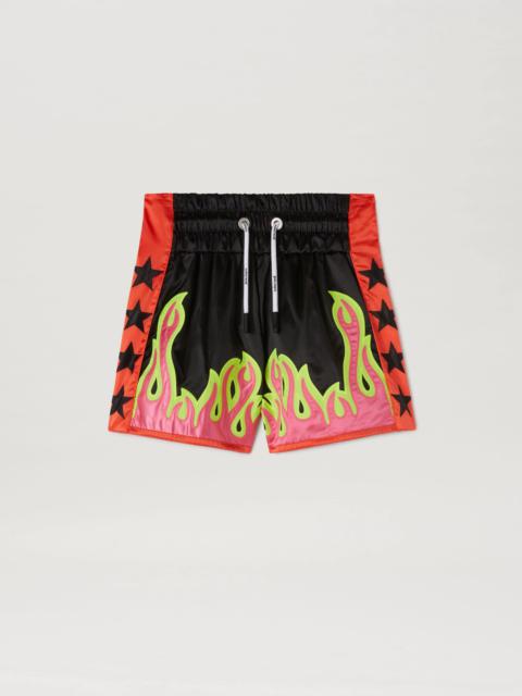 Palm Angels BURNING FIGHTER SHORTS