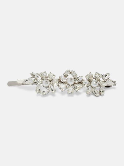 Simone Rocha Heartbloom embellished hair clip