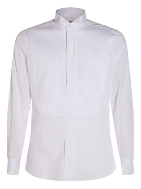 Canali cotton tuxedo shirt