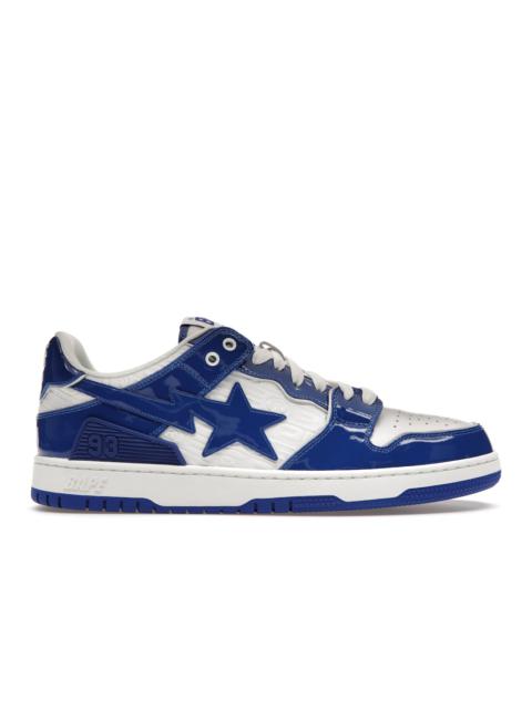 A BATHING APE® A Bathing Ape Bape SK8 Sta Blue White Patent