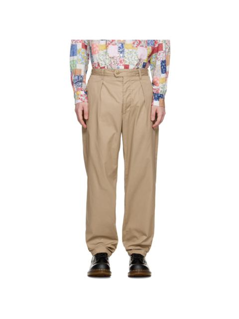 Beige Carlyle Trousers