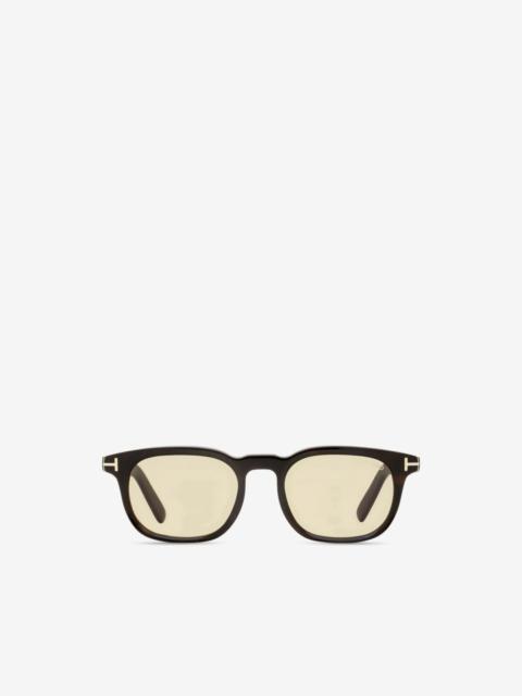 TOM FORD Alternative Fit rectangular-frame sunglasses