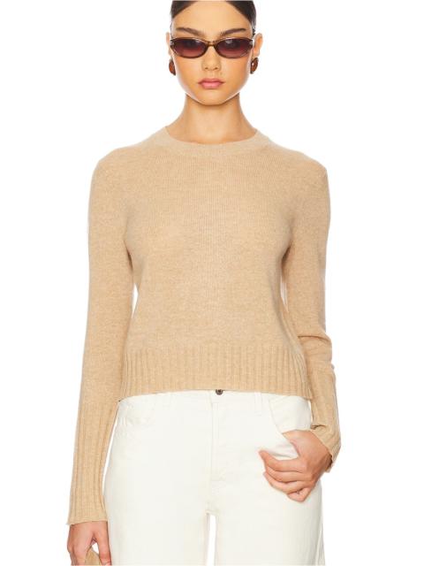 Shrunken Crew Cashmere Sweater