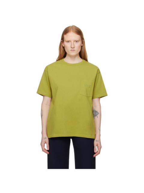 BODE Green 'Bode' Embroidered T-Shirt