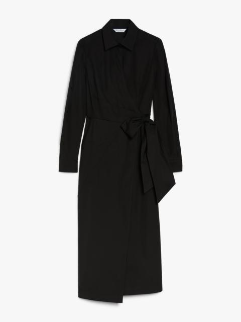 Max Mara AGRUME Cotton crossover dress