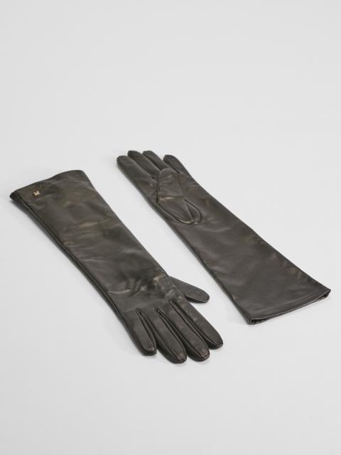 Max Mara Nappa leather gloves