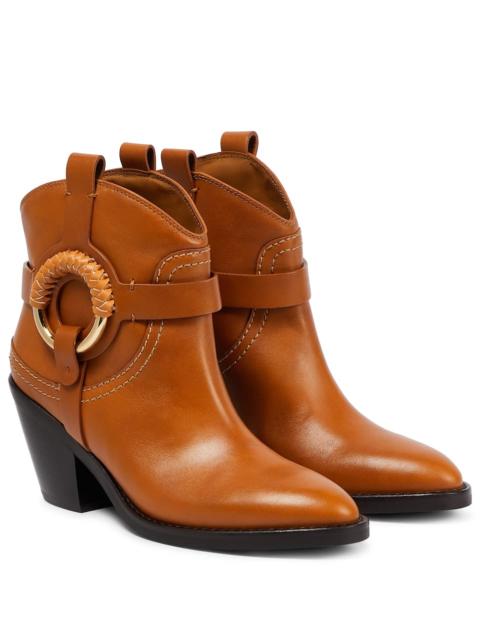 See by Chloé Hana leather cowboy boots