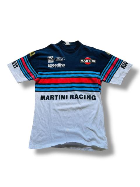 Other Designers Ford × Pirelli × Vintage - Vintage Ford Martini Racing Blue White TShirt