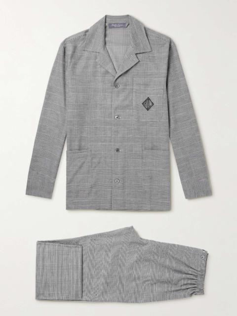 Ralph Lauren Logo-Embroidered Prince Of Wales Checked Cotton Pyjama Set