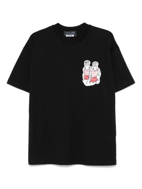 MSGM Two Sailors T-shirt