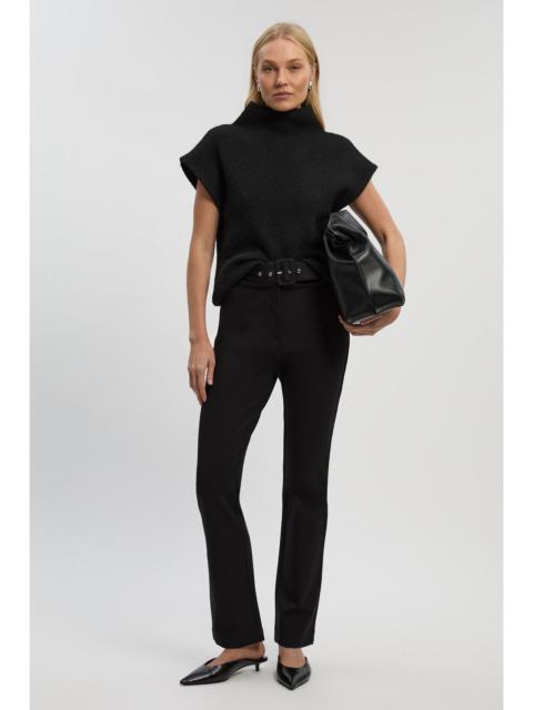 KAREN MILLEN Ponte Buckle Belt Legging