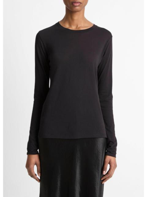 Vince Essential Long Sleeve Crew Neck T-Shirt