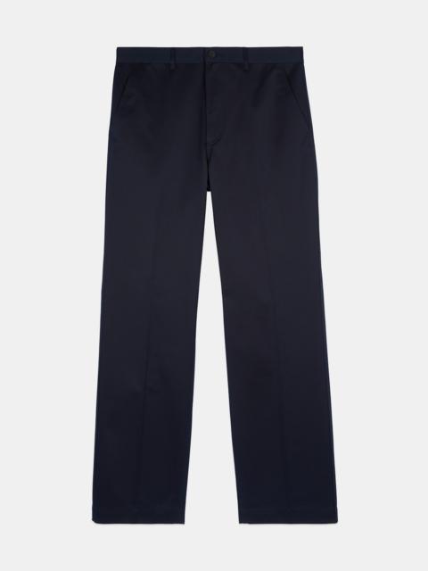 The Kooples NAVY BLUE COTTON TROUSERS