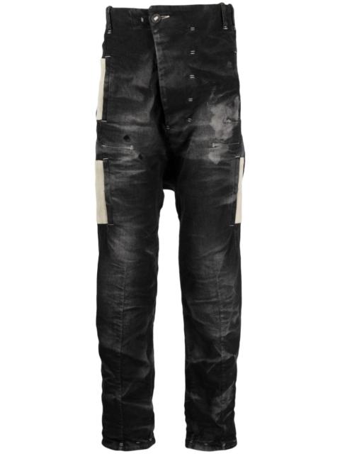 Boris Bidjan Saberi faded slim-cut jeans