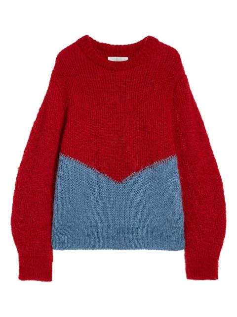 Jil Sander colourblock sweater