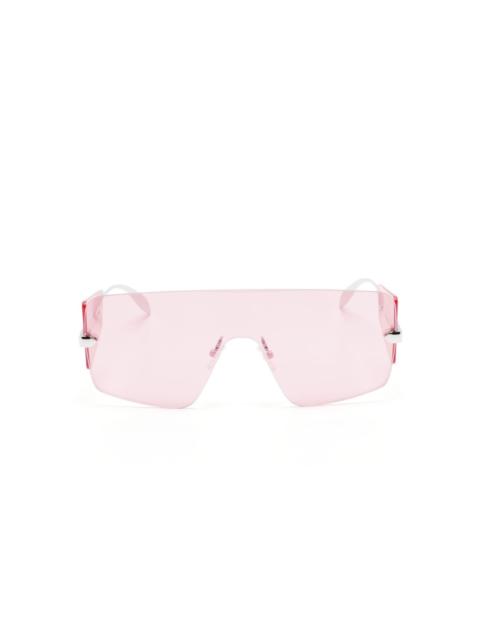 Alexander McQueen shield-frame sunglasses