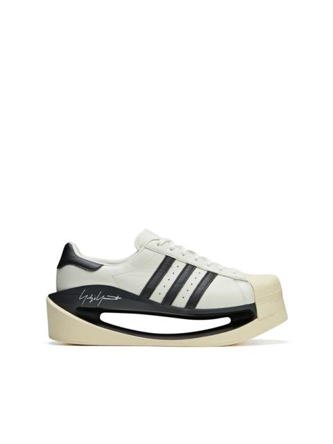 Y-3 GENDO SUPERSTAR SNEAKERS - OFF WHITE/BLACK