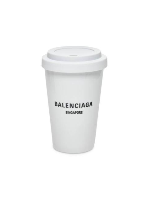BALENCIAGA Cities Singapore Coffee Cup in White