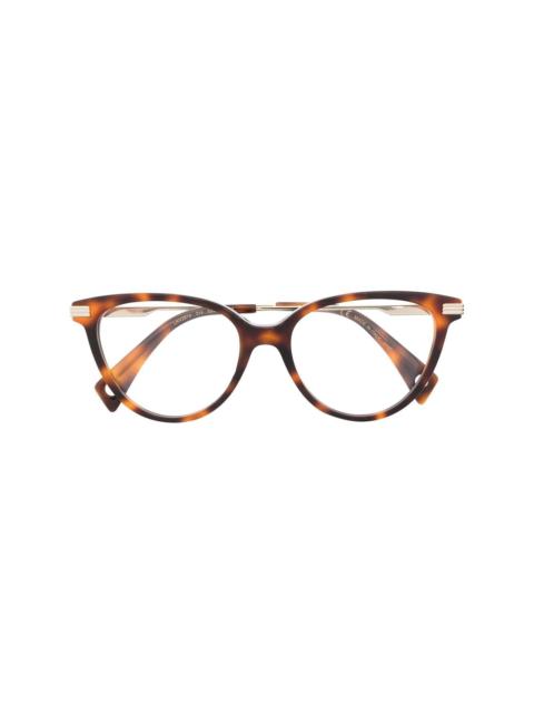 Lanvin cat-eye tortoiseshell-effect glasses