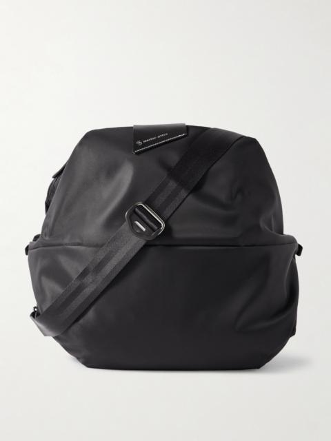 master-piece Cocoon Leather-Trimmed Recycled Nylon Weekend Bag